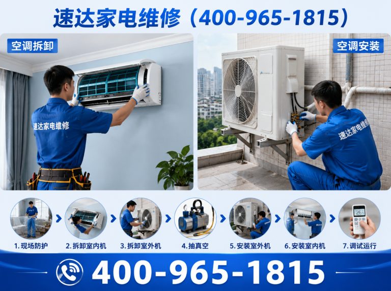 无锡空调拆装展示图